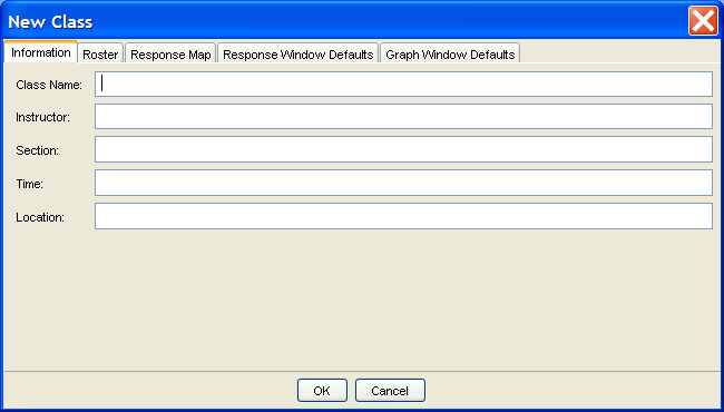 Begin a New Class Definition