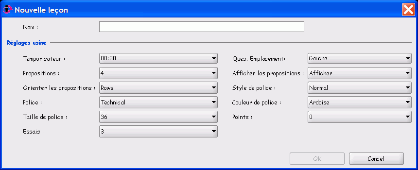 Bote de dialogue Nouvelle leon