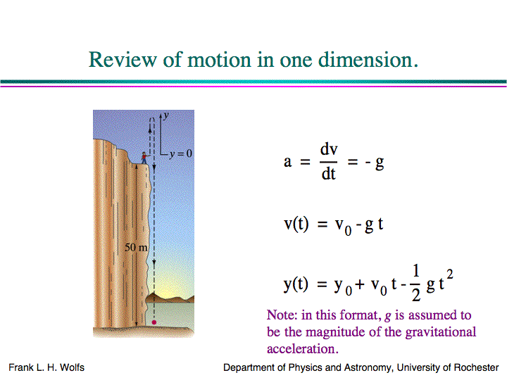 PowerPoint Presentation - Physics 121. Lecture 03.