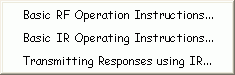 The Clicker Operation Instructions Menu