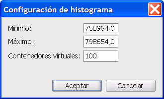 Dilogo Configuracin de histograma